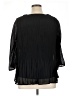 JM Collection 100% Polyester Black 3/4 Sleeve Blouse Size 1X - photo 2
