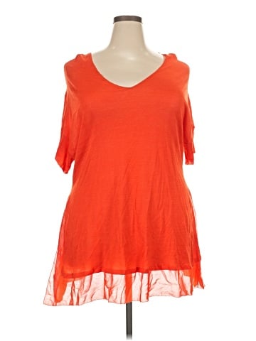 Eileen Fisher Short Sleeve Silk Top (view 1)