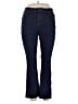 L.L.Bean Chevron-herringbone Blue Jeans Size 14 - photo 1