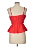 Monteau 100% Polyester Red Sleeveless Blouse Size L - photo 2