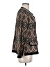 misook 100% Polyester Argyle Brown Cardigan Size M - photo 4