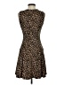 MICHAEL Michael Kors Animal Print Brown Cocktail Dress Size 0 - photo 2