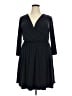 Lane Bryant Solid Black Casual Dress Size 18 - 20 Plus - photo 1