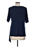 IMAN Blue Short Sleeve Blouse Size M - photo 2
