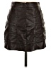 Motel Brown Faux Leather Skirt Size XS - photo 2
