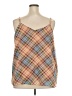 Torrid 100% Polyester Brown Sleeveless Blouse Size 3X Plus (3) - photo 2