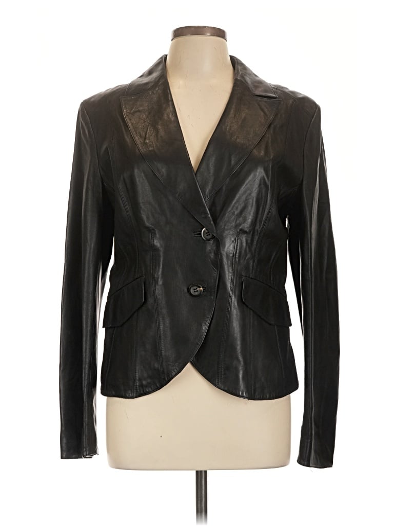 Pre-owned Cole Haan Blazer Jacket In Black