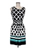En Focus Studio Argyle Black Casual Dress Size 6 - photo 1