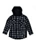 Deux Par Deux Checkered-gingham Black Snow Jacket Size 7 - photo 1