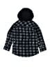 Deux Par Deux Checkered-gingham Black Snow Jacket Size 7 - photo 2