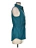 Athleta 100% Polyester Teal Sleeveless Blouse Size M - photo 4