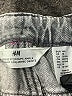 H&M 100% Cotton Chevron-herringbone Gray Jeans Size 13 - photo 3