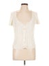 Paige Ivory Short Sleeve Top Size L - photo 1