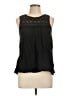 Max Studio 100% Cotton Black Sleeveless Blouse Size L - photo 1