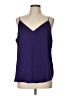 Express 100% Polyester Purple Sleeveless Top Size L - photo 1