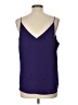 Express 100% Polyester Purple Sleeveless Top Size L - photo 2