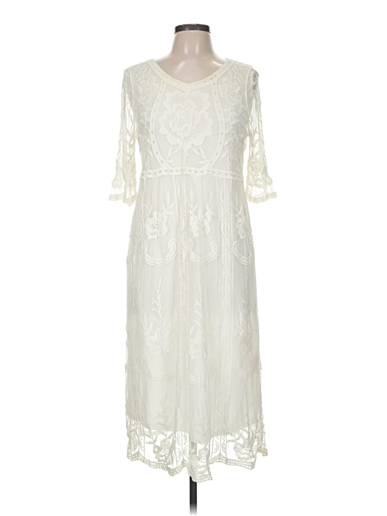Pre-owned Orange Creek Casual Dress In Ivory