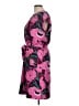Talbots 100% Polyester Print Pink Casual Dress Size Lg Petite - photo 5