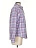L.L.Bean Plaid Purple Long Sleeve Button-Down Shirt Size S - photo 4