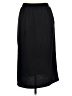 Unbranded Solid Black Casual Skirt Size L - photo 2