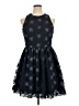 Taylor 100% Polyester Stars Black Cocktail Dress Size 16 - photo 1