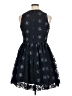 Taylor 100% Polyester Stars Black Cocktail Dress Size 16 - photo 2