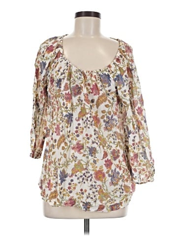Chaps 3/4 Sleeve Blouse (view 1)