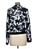 Just Fab 100% Viscose Graphic Blue Cardigan Size L - photo 2