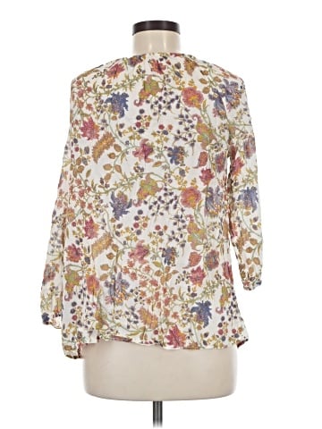 Chaps 3/4 Sleeve Blouse (view 2)