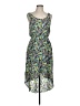 Mudd 100% Rayon Paisley Blue Casual Dress Size L - photo 1