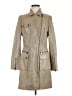 Carlisle 100% Acetate Tan Trenchcoat Size 8 - photo 1