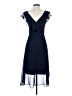 DKNY 100% Polyester Blue Cocktail Dress Size 2 - photo 2
