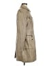 Carlisle 100% Acetate Tan Trenchcoat Size 8 - photo 4
