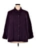 Catherines 100% Polyester Purple 3/4 Sleeve Blouse Size 3X - photo 1