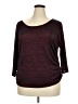Faded Glory Burgundy 3/4 Sleeve Top Size 2X - photo 1