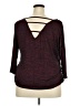 Faded Glory Burgundy 3/4 Sleeve Top Size 2X - photo 2