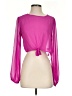 Superdown 100% Polyester Pink 3/4 Sleeve Blouse Size S - photo 1
