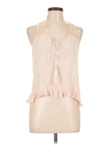 Peach Sleeveless Blouse (view 1)