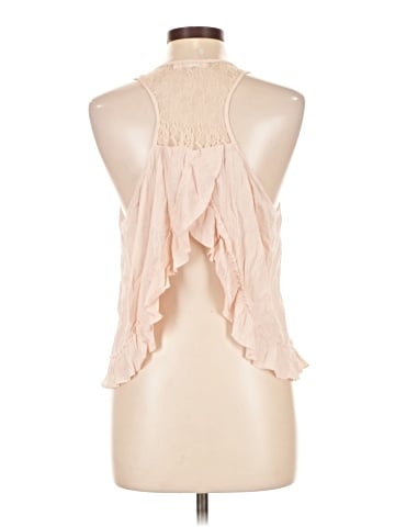 Peach Sleeveless Blouse (view 2)