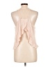 Peach 100% Rayon Pink Sleeveless Blouse Size L - photo 2