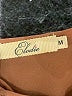 Elodie 100% Polyester Brown Sleeveless Blouse Size M - photo 7