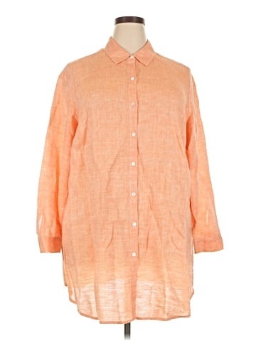 J.Jill 3/4 Sleeve Button-Down Shirt (view 1)