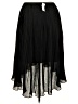 NY Collection 100% Polyester Solid Black Formal Skirt Size 2X - photo 2