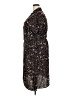 oasis 100% Polyester Floral Black Casual Dress Size 2X - photo 5