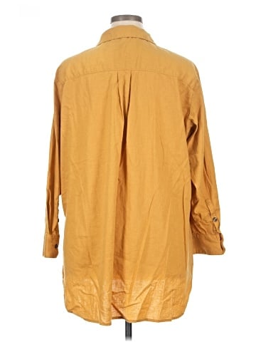Universal Standard Long Sleeve Button-Down Shirt (view 2)