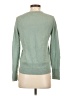 Buttons 100% Cashmere Green Cashmere Pullover Sweater Size XS - photo 2