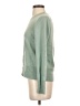 Buttons 100% Cashmere Green Cashmere Pullover Sweater Size XS - photo 5