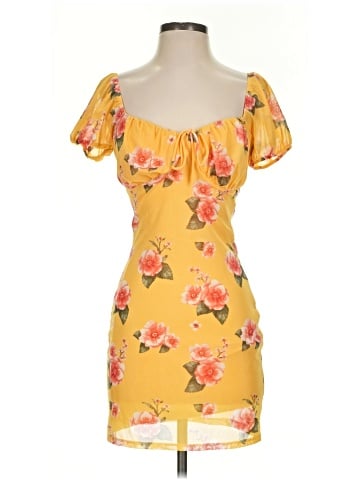 Planet Gold Cocktail Dress (view 1)