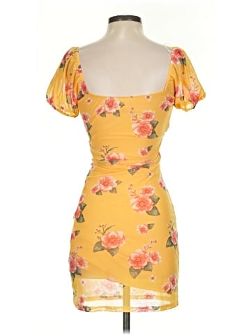 Planet Gold Cocktail Dress (view 2)