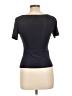 Moda International Black Short Sleeve Top Size L - photo 2
